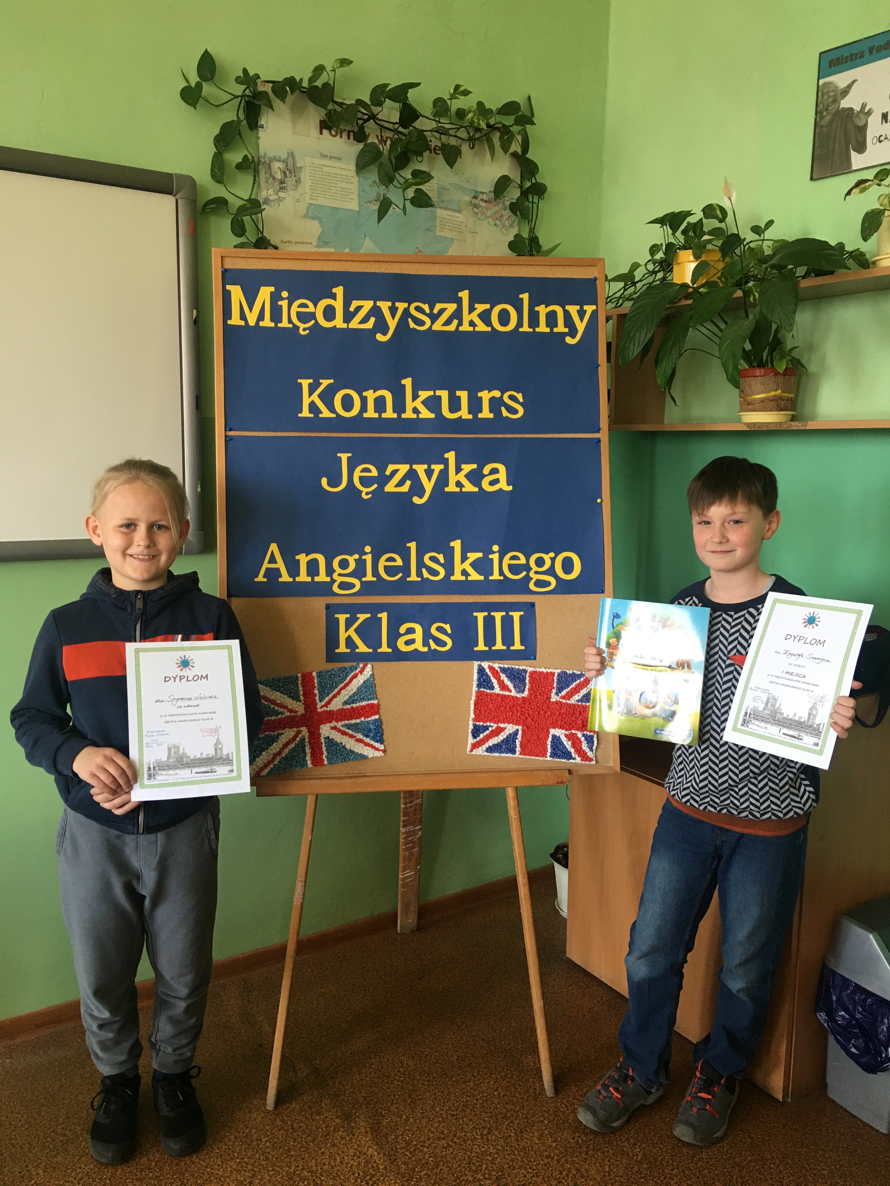 Reprezentanci na Konkursie Międzyszkolnym  z Języka Angielskiego