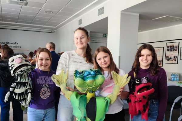 Zajęcia warsztatowe z aktorami Teatru Lalek Tęcza