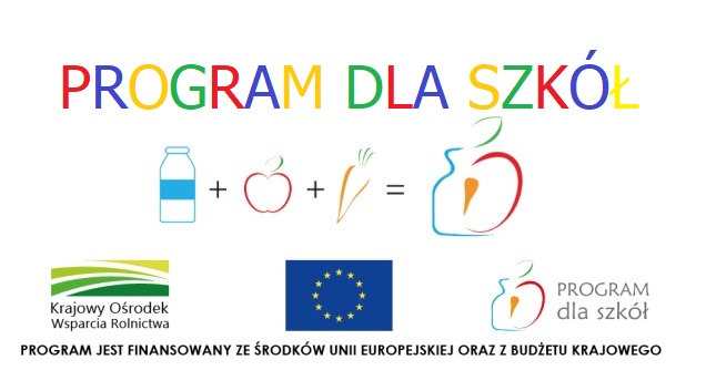 logo program dla szkol wrazywa owoce mleko